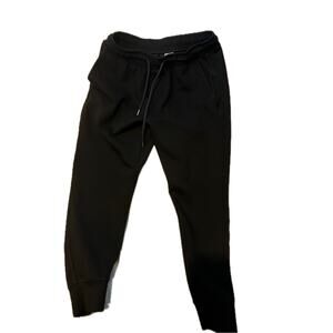 American Eagle Black Cuffed Sweatpants Mens Medium